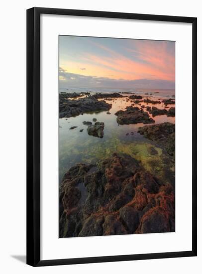 Sunrise Lava Pools at Poipu-Vincent James-Framed Photographic Print