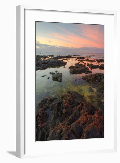 Sunrise Lava Pools at Poipu-Vincent James-Framed Photographic Print
