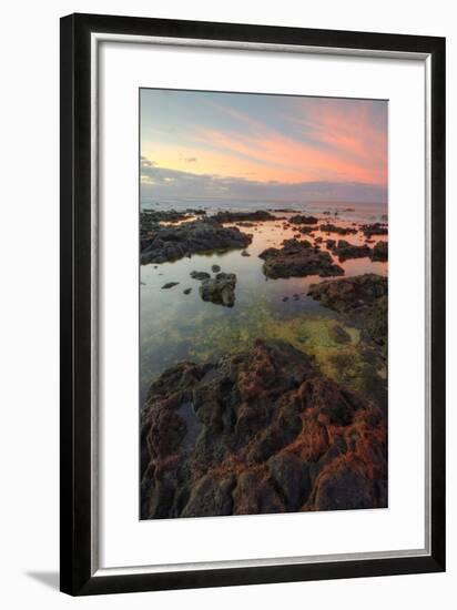 Sunrise Lava Pools at Poipu-Vincent James-Framed Photographic Print