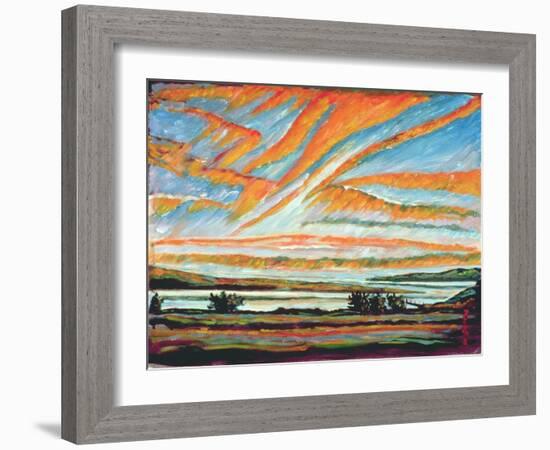 Sunrise, Les Eboulements, Quebec-Patricia Eyre-Framed Giclee Print