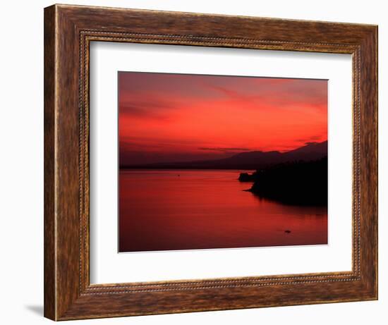 Sunrise, Lombok, Bali, Indonesia-Kenneth Garrett-Framed Photographic Print