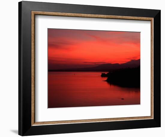 Sunrise, Lombok, Bali, Indonesia-Kenneth Garrett-Framed Photographic Print