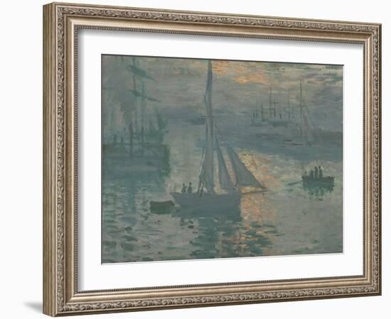 Sunrise (Marine), 1873-Claude Monet-Framed Giclee Print