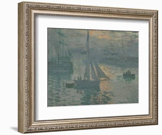 Sunrise (Marine), 1873-Claude Monet-Framed Giclee Print