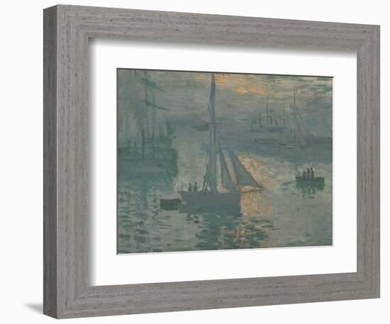 Sunrise (Marine), 1873-Claude Monet-Framed Giclee Print