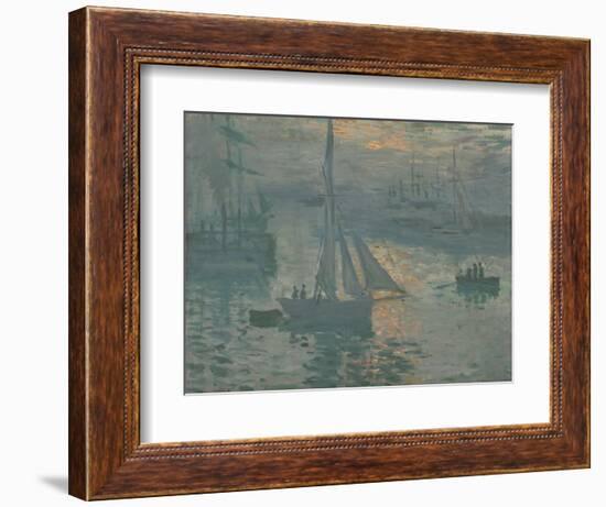 Sunrise (Marine), 1873-Claude Monet-Framed Giclee Print