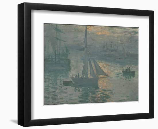 Sunrise (Marine), 1873-Claude Monet-Framed Giclee Print