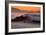 Sunrise Mist & East Bay Hills Towers Moraga Oakland California-Vincent James-Framed Photographic Print