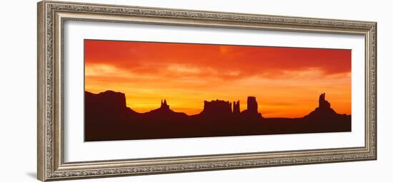 Sunrise, Monument Valley, Arizona--Framed Photographic Print