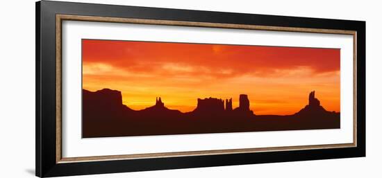 Sunrise, Monument Valley, Arizona--Framed Photographic Print