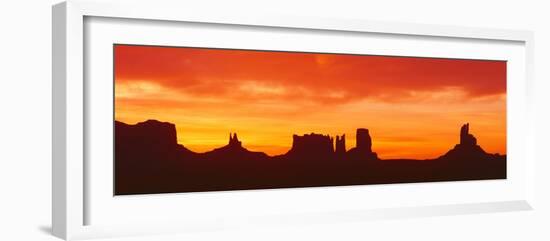 Sunrise, Monument Valley, Arizona--Framed Photographic Print