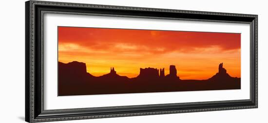 Sunrise, Monument Valley, Arizona--Framed Photographic Print