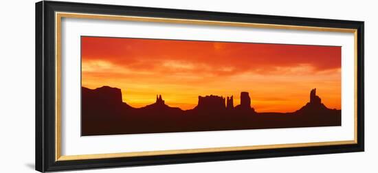 Sunrise, Monument Valley, Arizona--Framed Photographic Print
