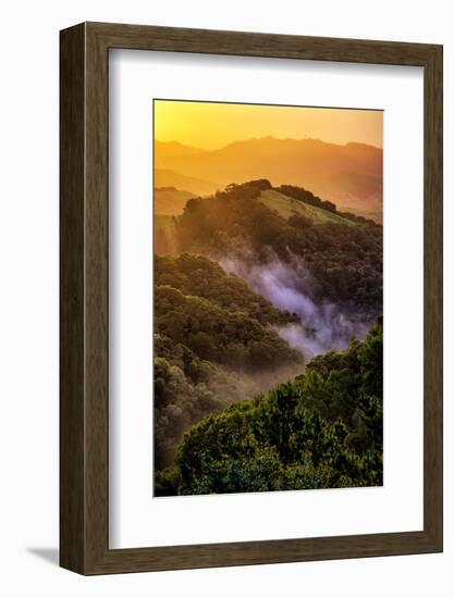 Sunrise Mood Northern California Hills, Mount Diablo-Vincent James-Framed Photographic Print