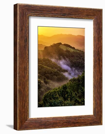 Sunrise Mood Northern California Hills, Mount Diablo-Vincent James-Framed Photographic Print