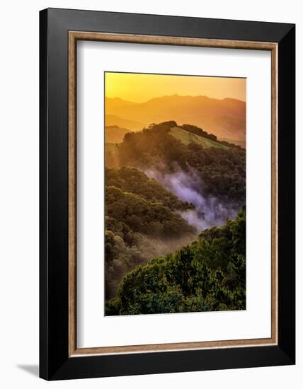 Sunrise Mood Northern California Hills, Mount Diablo-Vincent James-Framed Photographic Print