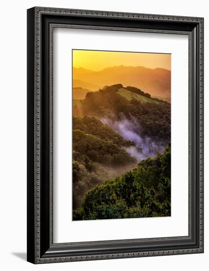 Sunrise Mood Northern California Hills, Mount Diablo-Vincent James-Framed Photographic Print