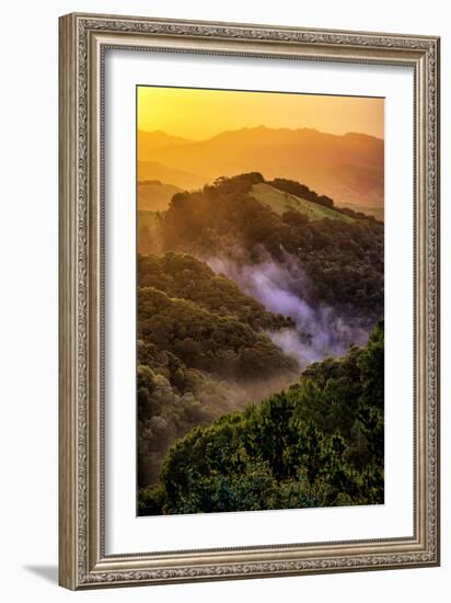 Sunrise Mood Northern California Hills, Mount Diablo-Vincent James-Framed Photographic Print