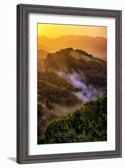 Sunrise Mood Northern California Hills, Mount Diablo-Vincent James-Framed Photographic Print