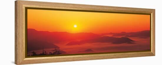 Sunrise Mt Taisetsu National Park Hokkaido Japan-null-Framed Stretched Canvas