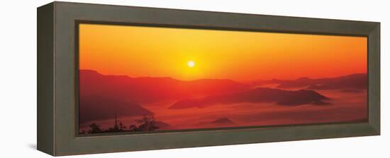 Sunrise Mt Taisetsu National Park Hokkaido Japan-null-Framed Stretched Canvas