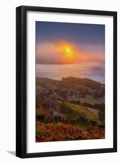 Sunrise Near Fort Baker, San Francisco Marin Headlands-Vincent James-Framed Photographic Print