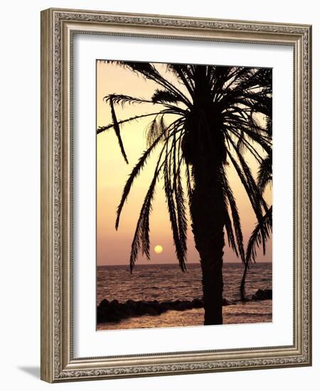 Sunrise Near Sidi Slim, Island of Jerba, Tunisia, North Africa, Africa-Hans Peter Merten-Framed Photographic Print