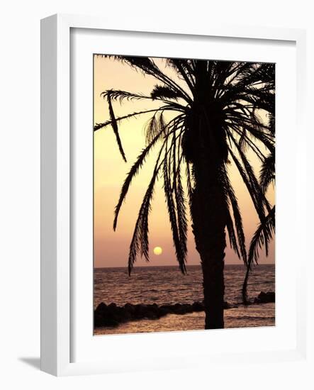 Sunrise Near Sidi Slim, Island of Jerba, Tunisia, North Africa, Africa-Hans Peter Merten-Framed Photographic Print