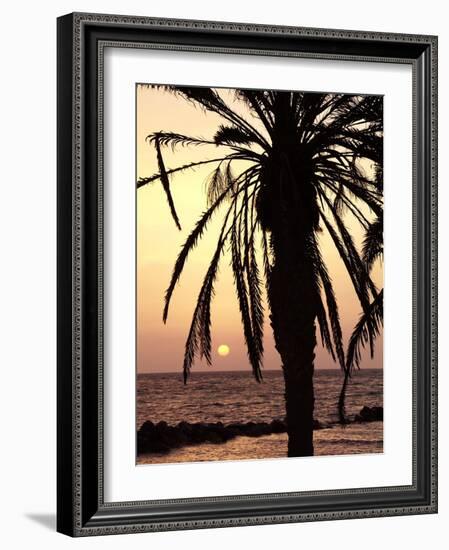 Sunrise Near Sidi Slim, Island of Jerba, Tunisia, North Africa, Africa-Hans Peter Merten-Framed Photographic Print