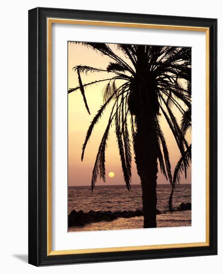 Sunrise Near Sidi Slim, Island of Jerba, Tunisia, North Africa, Africa-Hans Peter Merten-Framed Photographic Print