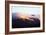 Sunrise on a cloud topped mountain, Andringitra National Park, Ambalavao, central area, Madagascar,-Christian Kober-Framed Photographic Print