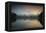 Sunrise on a Lake in Sao Paulo's Ibirapuera Park-Alex Saberi-Framed Premier Image Canvas