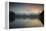 Sunrise on a Lake in Sao Paulo's Ibirapuera Park-Alex Saberi-Framed Premier Image Canvas