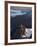 Sunrise on Aiguille Du Midi Cable Car Station, Mont Blanc Range, Chamonix, French Alps, France-Christian Kober-Framed Photographic Print