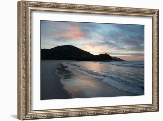 Sunrise on Camburi Beach in Brazil-Alex Saberi-Framed Photographic Print