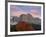 Sunrise on Catinaccio Rosengarten and Torri Del Vajolet in autumn, Tires Valley, Dolomites, South T-Roberto Moiola-Framed Photographic Print