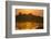 Sunrise on Cuiaba River, Northern Pantanal, Mato Grosso, Brazil-Pete Oxford-Framed Photographic Print