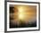 Sunrise on Fairy Stone Lake, Fairy Stone State Park, Virginia, USA-Charles Gurche-Framed Photographic Print