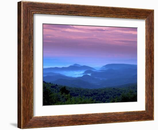 Sunrise on Grandfather Mountain-Melissa Southern-Framed Photographic Print