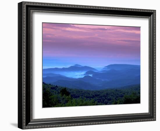 Sunrise on Grandfather Mountain-Melissa Southern-Framed Photographic Print