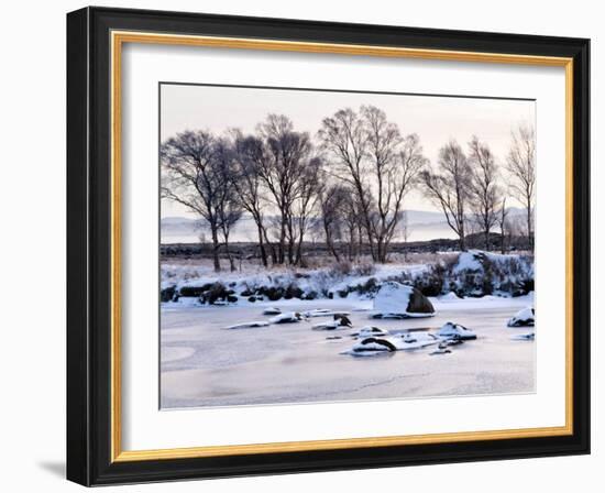 Sunrise on Loch Ba, Glencoe, Scotland, UK-Nadia Isakova-Framed Photographic Print