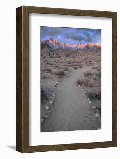 Sunrise on Lone Pine Peak and Mt Whitney, California, USA-Jaynes Gallery-Framed Photographic Print