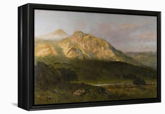 Sunrise on Loughrigg, Cumbria-James Peel-Framed Premier Image Canvas