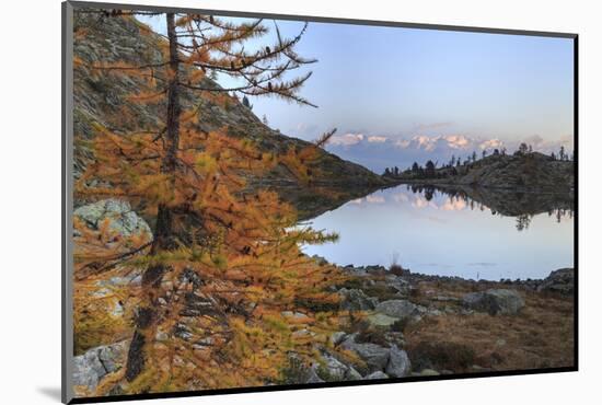 Sunrise on Mount Rosa Seen from Lac Blanc-Roberto Moiola-Mounted Photographic Print