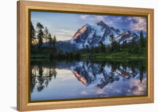 Sunrise on Mount Shuksan-James K. Papp-Framed Premier Image Canvas