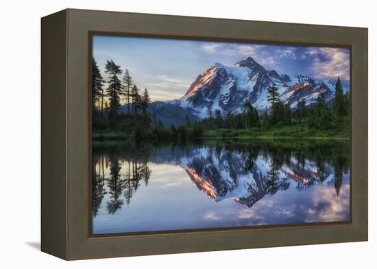 Sunrise on Mount Shuksan-James K. Papp-Framed Premier Image Canvas