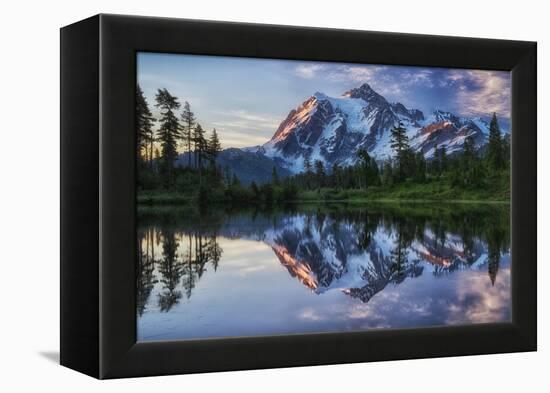 Sunrise on Mount Shuksan-James K. Papp-Framed Premier Image Canvas