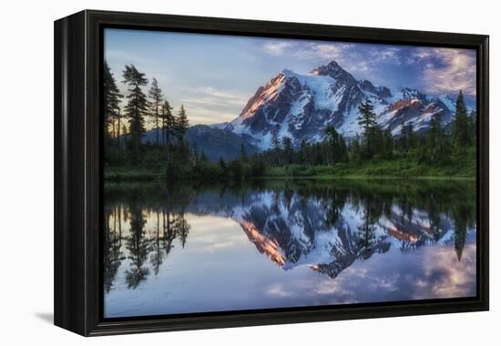 Sunrise on Mount Shuksan-James K. Papp-Framed Premier Image Canvas