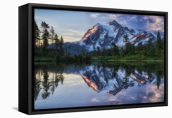 Sunrise on Mount Shuksan-James K. Papp-Framed Premier Image Canvas