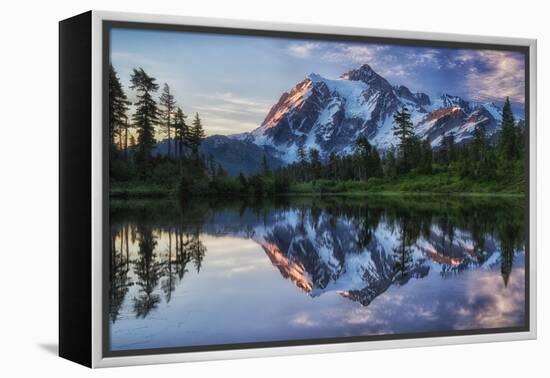 Sunrise on Mount Shuksan-James K. Papp-Framed Premier Image Canvas